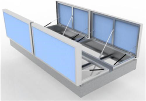 一字型通风天窗